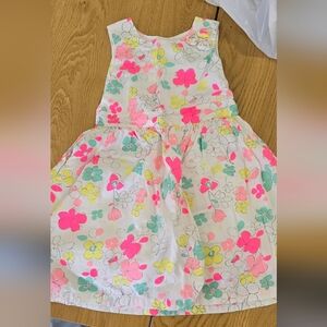 Carter's Floral Dress - Pink, Yellow, Green